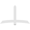 Ekena Millwork Bellingham Architectural Grade PVC Gable Bracket, 72"W x 45"H x 2"D x 6"F, 15/12 Pitch GBP072X45X0206BEL00 - alternate 2